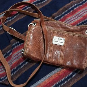 Fossil Cross-Body Leather Purse